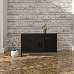 Čierna kovová skrinka 100x64x40 cm Mission District – Støraa