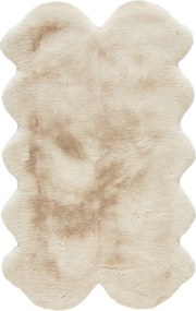 XXXLutz UMELÁ KOŽUŠINA, 110/180 cm, béžová Novel - Koberce - 007821016760