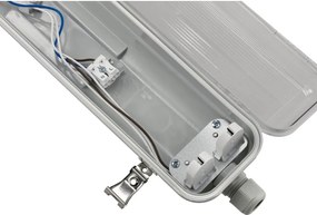 SADA 4 hermetických svietidiel Philips LED 2x128 cm trubicové svietidlo do garáže a dielne