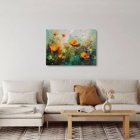 Sklenený obraz - Kvitne (70x50 cm)