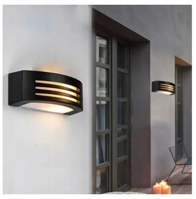 BERGE Vonkajšie nástenné LED svietidlo E27 fasádne