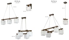 Jupiter 1094 - PO 4 p - Závesný luster POLA 4xE27/60W/230V