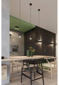 Čierne nástenné svietidlo Nice Lamps Roda
