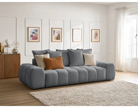 Tmavosivá ženilková pohovka 278 cm Everest – Bobochic Paris