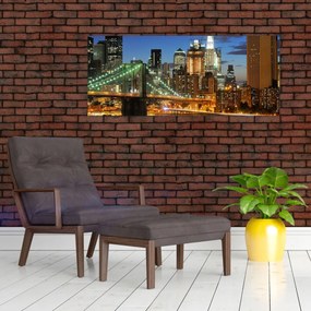 Obraz - Most s New Yorkom (120x50 cm)