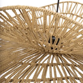 Toolight Toolight, závesné svietidlo BOHO 50cm, 1xE27, APP1737-1CP, prírodná hnedá-čierna, OSW-06060