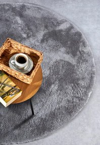 Koberec Elle Decoration COSY Calida strieborný kruh