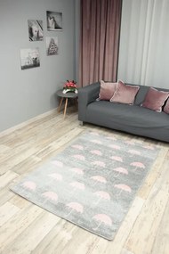 Detský koberec Kiddy 5075GP sivý