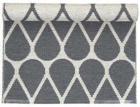 Tmavosivý vnútorný a vonkajší koberec 70x50 cm Otis Granit – Pappelina