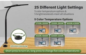 Immax 08995L - LED Stm. osvetlenie monitora OFFICE LED/24W/230V 2700-6300K CRI 95