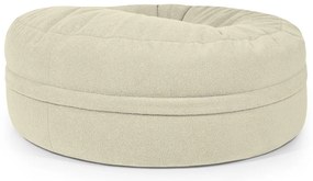 Hnedý sedací vak z textílie buklé Roll 135 – SLOWDOWN