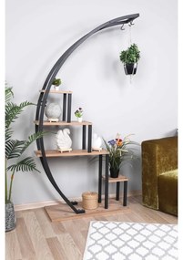 Stojan na kvetiny GARDEN 180x85 cm hnedá/čierna