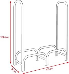 Sklad na drevo WALDHAUS + krycia plachta ZADARMO