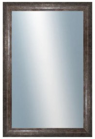 DANTIK - Zrkadlo v rámu, rozmer s rámom 40x60 cm z lišty NEVIS šedá (3053)