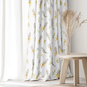 Goldea veľkonočný dekoračný záves - bahniatka 140x150 cm