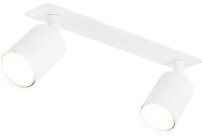 Podhľadové bodové svietidlo NEX 2xGU10/10W/230V biela