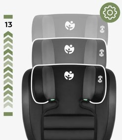 Autosedačka Joy 25 čierna / sivá