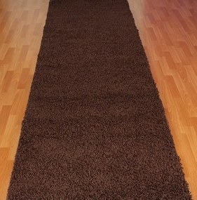 Shaggy koberec Parisian hnedý 80 x 400cm