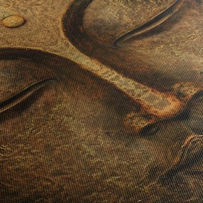 Obraz sochy s detailom tváre (70x50 cm)