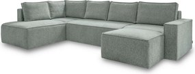 XXXLutz SEDACIA SÚPRAVA, textil, zelená MID.YOU - Sedačky - 001454003629
