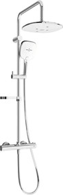Mexen KX17 sprchový set s termostatickou batériou Kai, chrómová-biela, 771501791-02