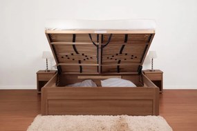 BMB MARIKA KLASIK - masívna dubová posteľ s úložným priestorom, dub masív