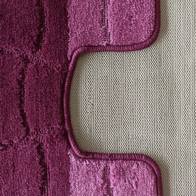 DY Kúpeľňová súprava Montana s výrezom Sariyer Aubergine