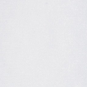 Biela záclona na krúžkoch ESEL vyrobená z hladkej lesklej látky 400x250 cm