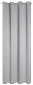 ZATEMŇOVACÍ ZÁVES NA KRÚŽKOCH AMARO 135X250 CM STRIEBORNÁ