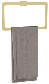 Rea Oste, prsteňový kúpeľňový vešiak, zlatá matná, REA-88073