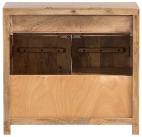 furniture-nabytek.cz - Masívna kúpeľňová sada Delhi z mangového dreva, lakovaná, hnedá