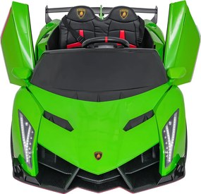 Ramiz Lamborghini Veneno vozidlo Zelená