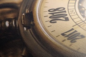 Obraz vintage vreckové hodinky Varianta: 90x60