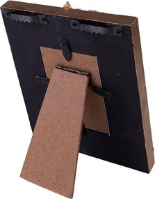 Čierny fotorámik so zdobením - 11*1*14 cm / 5*7 cm
