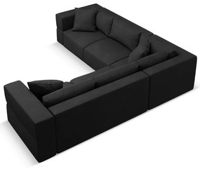 Čierna variabilná rohová pohovka Esther – Milo Casa