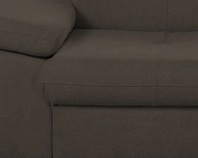 Dvojsedák Gisele, tmavo hnedá espresso látka