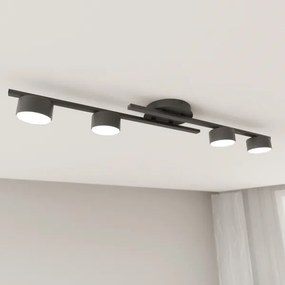 Stropné svietidlo FRAGMENT 4xGX53/12W/230V čierna