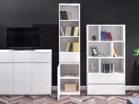 Regál Lehendakari LI03 (biela). Akcia -20%. Vlastná spoľahlivá doprava až k Vám domov. 1137226
