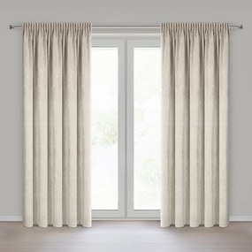 ZATEMŇOVACÍ ZÁVES NA PÁSKE NESKA 140X270 CM SVETLOBÉŽOVÁ