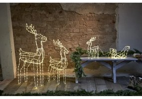 Eglo 411447 - LED Vonkajšia vianočná dekorácia TUBY DEER 158xLED/0,06W/5/230V IP44