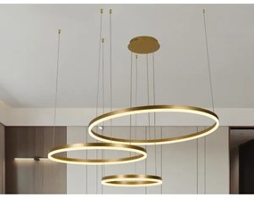 LED Stmievateľný luster na lanku LED/125W/230V 3000-6500K + diaľkové ovládanie