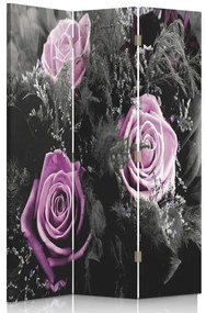 Gario Paraván Okrasné ruže Rozmery: 110 x 170 cm, Prevedenie: Otočný paraván 360°