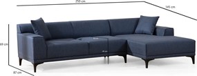 Rohová sedacia súprava Petra 250 cm - výber z 5 prevedení