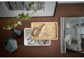 Biely úložný box s vekom 18.5x12.5x7 cm Rin – YAMAZAKI