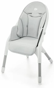 KINDERKRAFT - Detská jedálenská stolička 2v1 DINNLY šedá