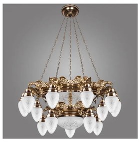 Kemar OW150/P - Luster OURO EAGLE 15xE27/60W + 6xE27/100W/230V