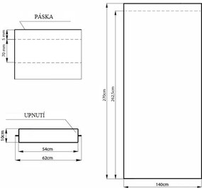 Záves AmeliaHome Blackout 140x270 cm fialový