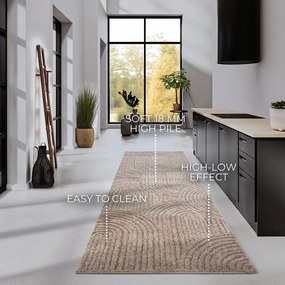 Béžový behúň 80x240 cm Chappe Beige – Elle Decoration