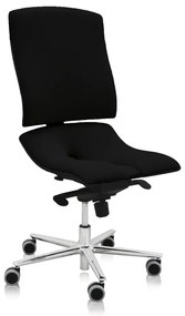 Zdravotná stolička Steel Standard, čierna