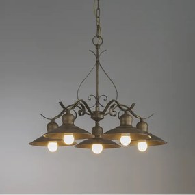 INCANTI 02-761 - Luster na reťazi LENA 5xE27/42W/230V